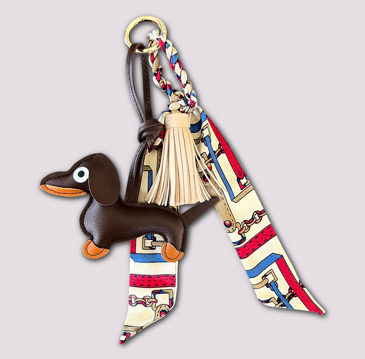 Dachshund silk pendant Franzl