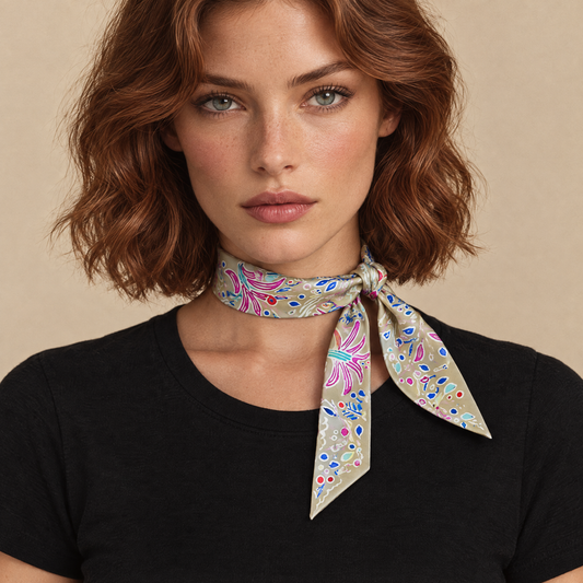 Twilly Celeste Dune von ALECOO am Model getragen