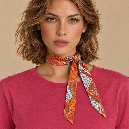 Twilly Paris - orange von ALECOO am Model getragen