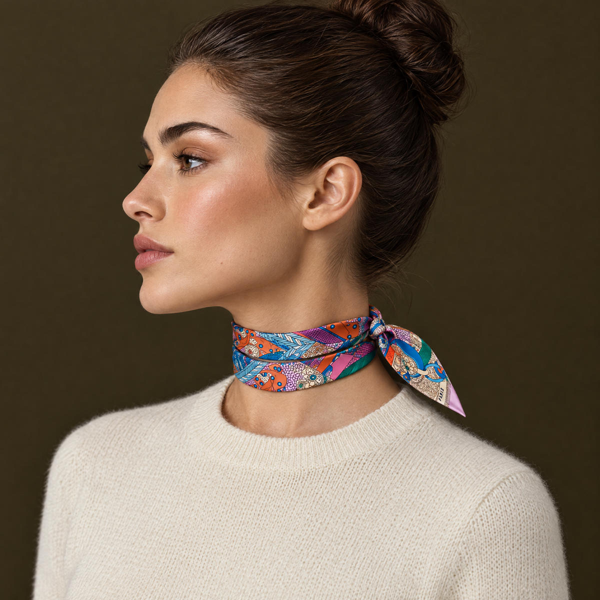Twilly Paris - pink von ALECOO am Model getragen