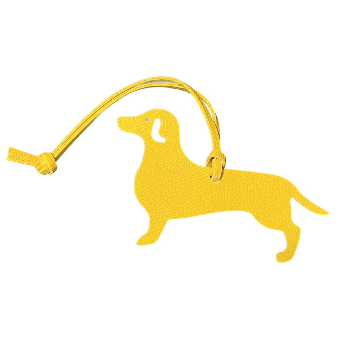 Dackel Anhänger yellow