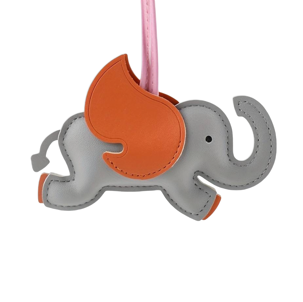 Elefant Taschenanhänger grau