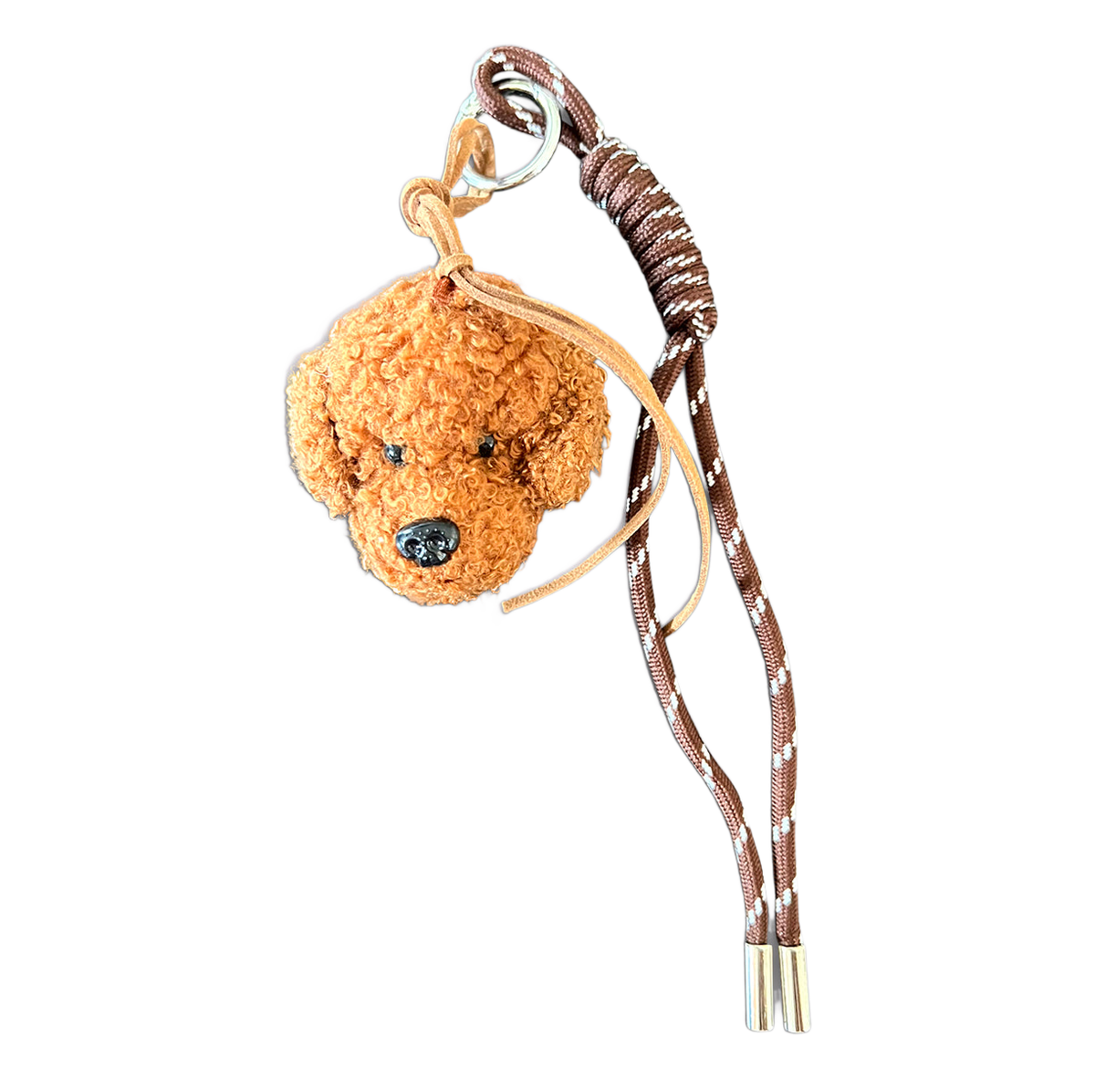 Poodle Anhänger cognac