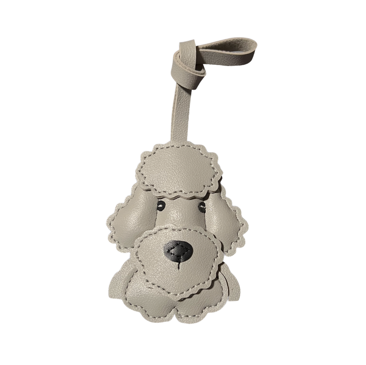 Poodle Teddy Anhänger grey